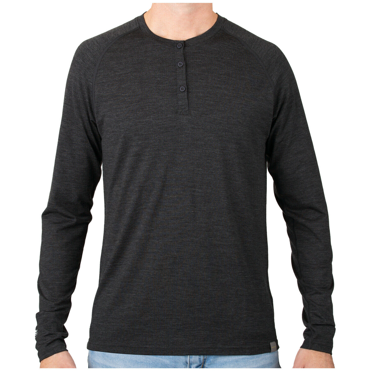 MERIWOOL Men's Base Layer Long Sleeve Henley Lightweight Merino Wool